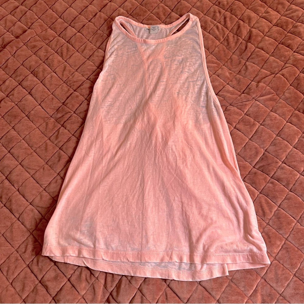 Heathered pink tank top